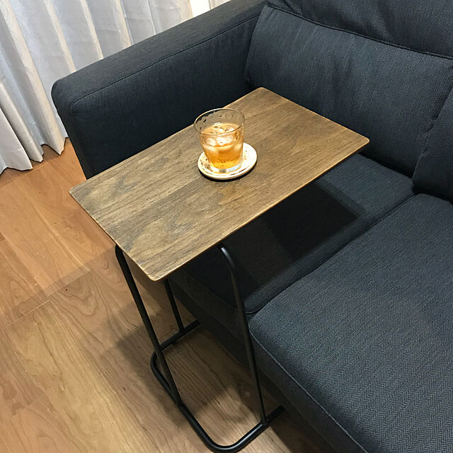 akiの東谷-アーロン サイドテーブル W35×D47×H60 ブラウンの家具・インテリア写真