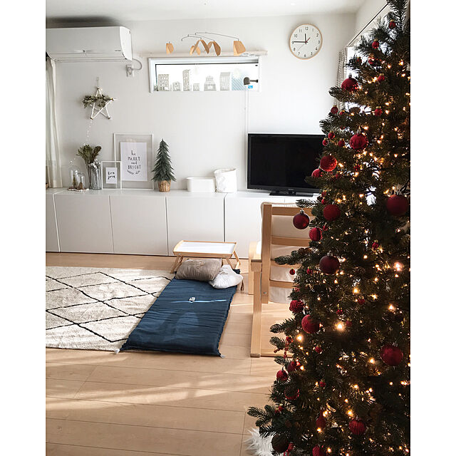 haru711の-クリスマスツリー 北欧 おしゃれ プレミアムウッドベースツリー180cm オーナメント 飾り なし ポットツリー ヌードツリーの家具・インテリア写真