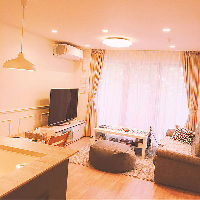 ma-miのニトリ-ローボード(ポスティア 150 WH) の家具・インテリア写真