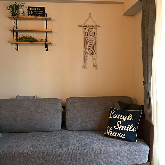 miitaのニトリ-ベッドソファ(B1T-S GY/LBR CL) の家具・インテリア写真
