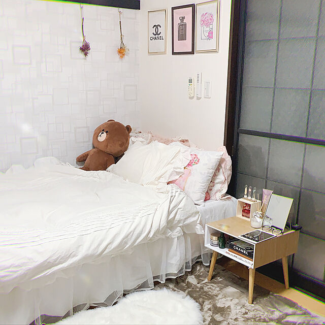 Enakoのニトリ-掛け布団カバー シングル(Nグリップパレット3RO S) の家具・インテリア写真