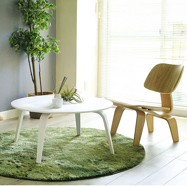 SouthOrangeの-【2点セット】ローテーブル チェア セット イームズ プライウッドコーヒーテーブル イームズ LCW デザイナーズ リプロダクト 木製 成形合板 ローチェア イージーチェア 送料無料の家具・インテリア写真