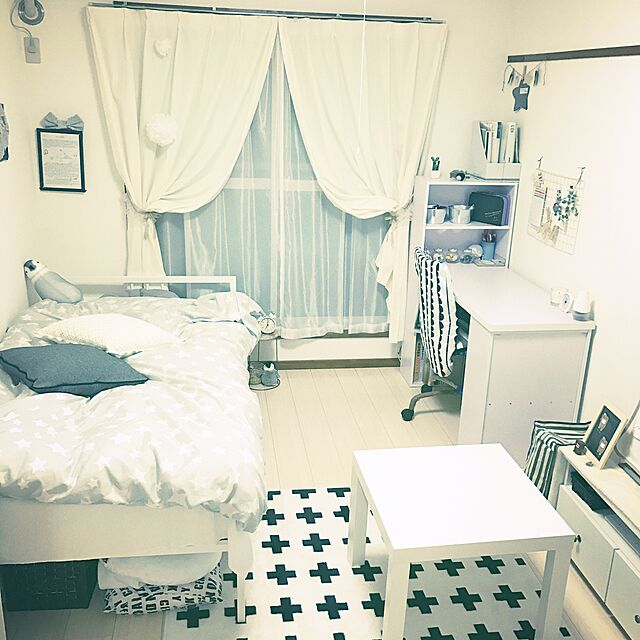 asaruのイケア-【IKEA Original】DEKAD -デカード- アラームクロック 目覚まし時計 ホワイトの家具・インテリア写真