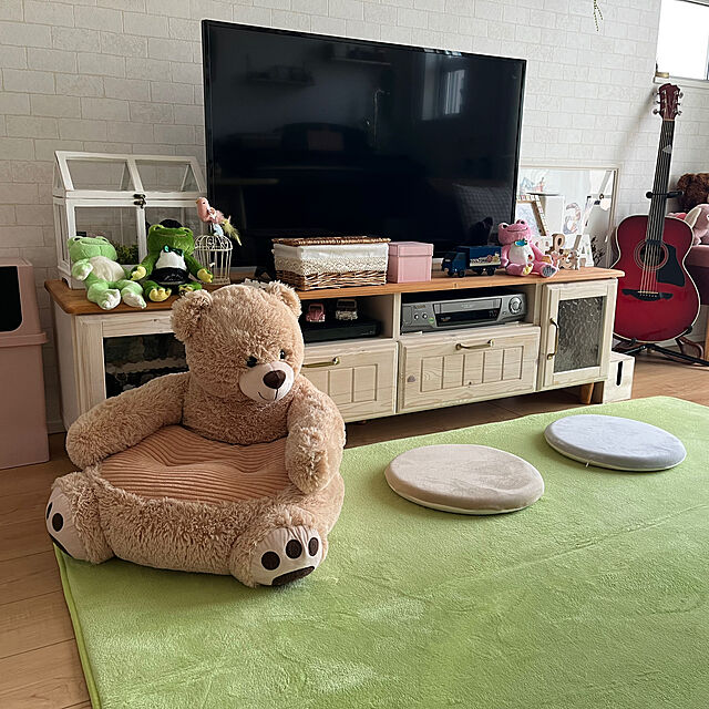 ayaconaのニトリ-モチモチチェアパッド(MU001 GY) の家具・インテリア写真