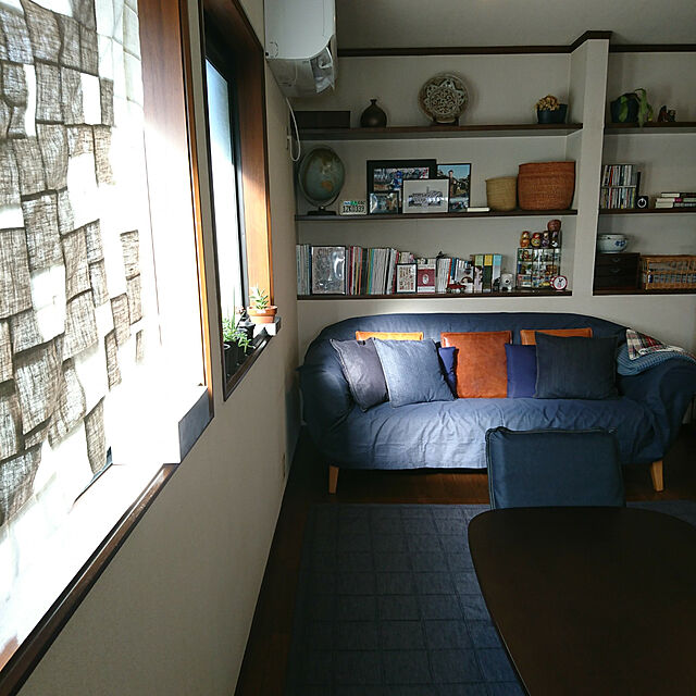 Kの-アフリカ　タンザニア　イリンガバスケット　（L）No.3  籠　かご　ミルル　水草の家具・インテリア写真