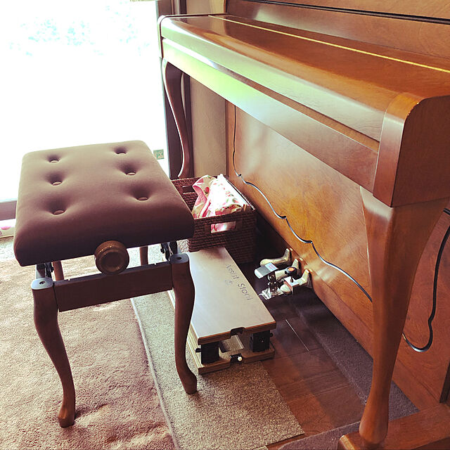 haruhirisuの-アシスト4点セット　ブラック（アシストペダル＋アシストハイツール＋アシストスツール＋アシストキャリングバッグ）　アシストペダル4点セット　ピアノ補助ペダルの家具・インテリア写真