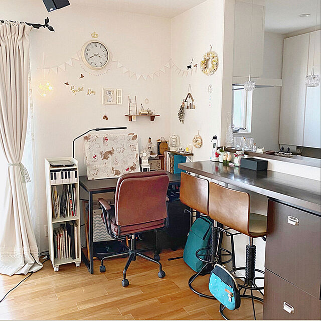 cloversのニトリ-ワゴン(ザッキー 40 DBR) の家具・インテリア写真