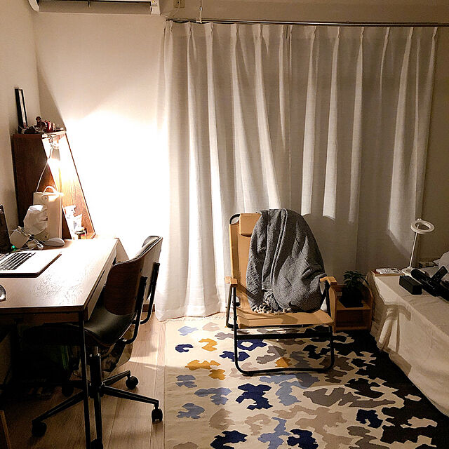 tamaneのイケア-VIDEBÄK ヴィーデベック ラグ 平織りの家具・インテリア写真