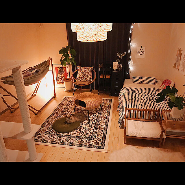 ineko_kの弘益-プランツテーブル 30cm Plants Table 小 観葉植物 ウッド ミニテーブルの家具・インテリア写真