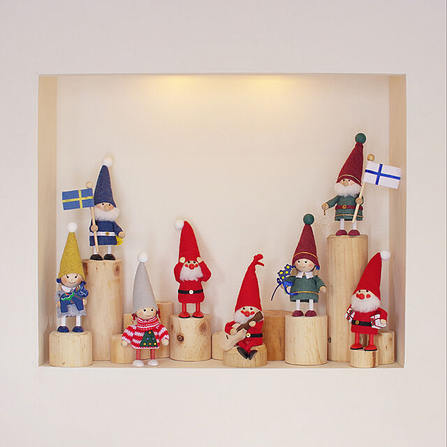 ma.home___の-NORDIKA nisse ノルディカ ニッセ クリスマス 木製人形（なやむサンタ／レッド／NRD120064) 【北欧雑貨】の家具・インテリア写真