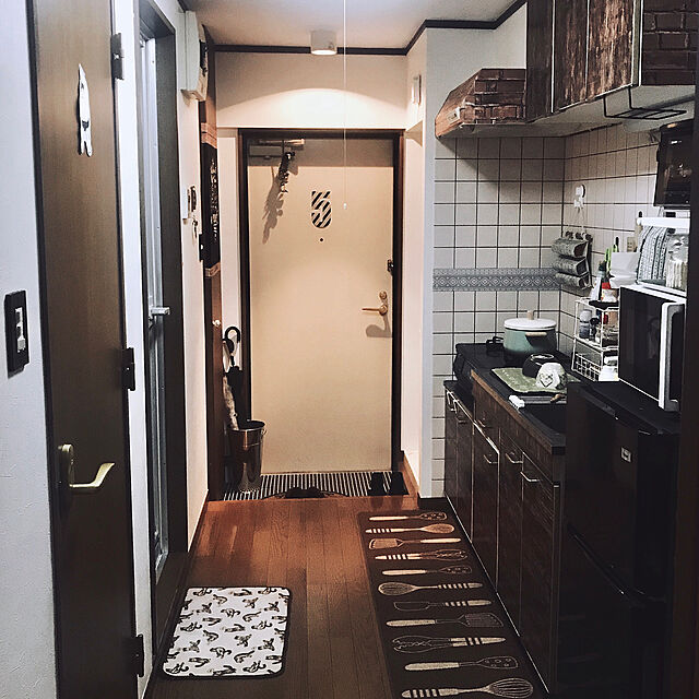 kyooouのニトリ-キッチン用フロアマット(Nキッツル BR 45x120) の家具・インテリア写真