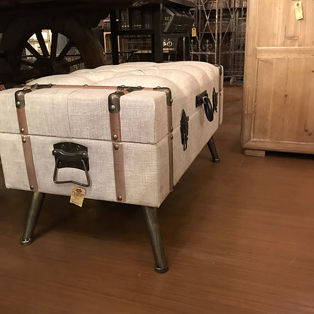 ☆送料無料☆ 当日発送可能 トランク風 収納スツール asakusa.sub.jp