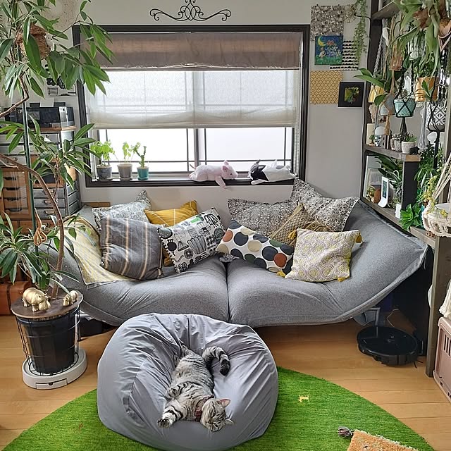 hiro3のイケア-LIGUSTERFLY リグステルフリィ クッションの家具・インテリア写真