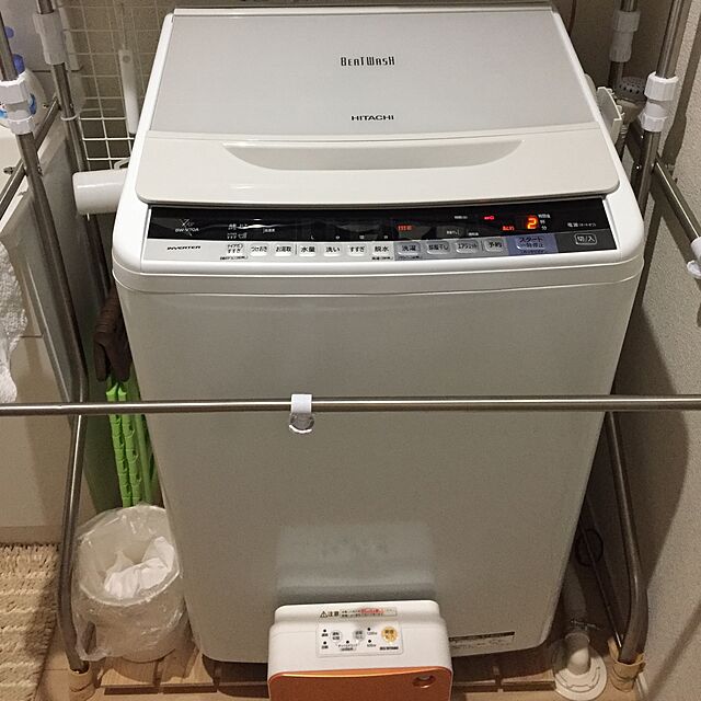 yumiの-【標準設置費込み】 日立 全自動洗濯機 （洗濯7.0kg）「ビートウォッシュ」　BW-V70A-W ホワイト[BWV70A]の家具・インテリア写真