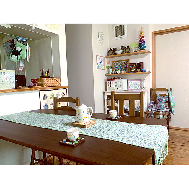 chiiyanのランセル-ＬＡＮＣＥＬ　ランセル チューリップ柄ティーセット（急須1個＋湯呑5客）の家具・インテリア写真