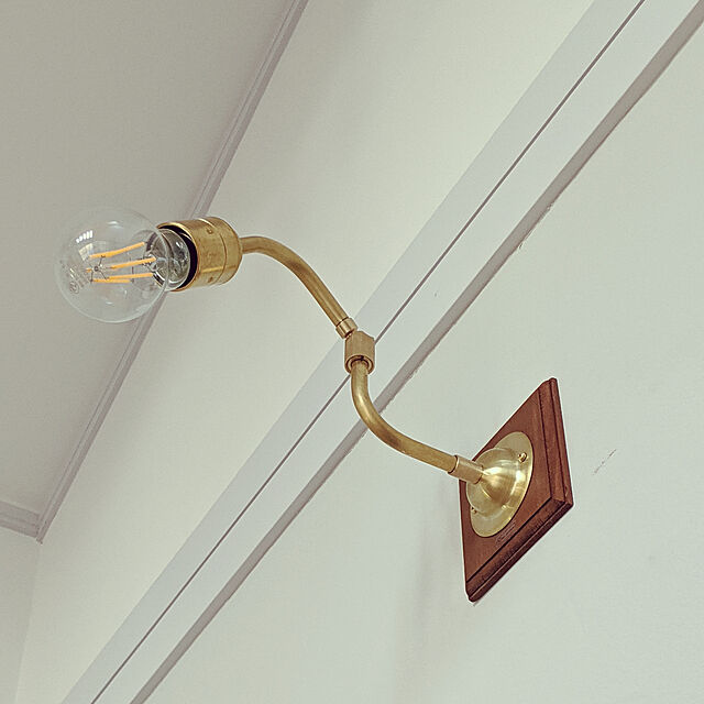MUKU69の-Bracket Lamp/Short Arm/solid gold/OBL004/Point No.39の家具・インテリア写真