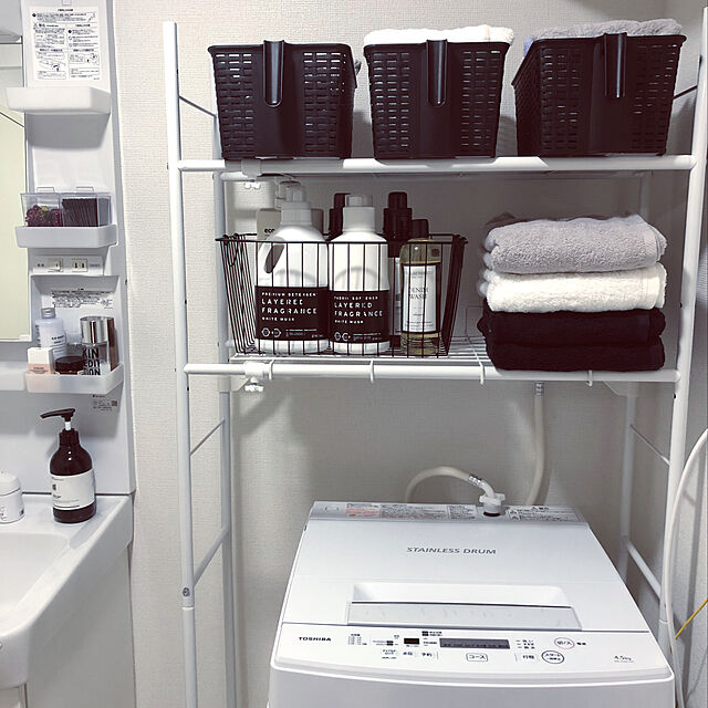 hiroccoのニトリ-洗濯機ラック(6797WH) の家具・インテリア写真