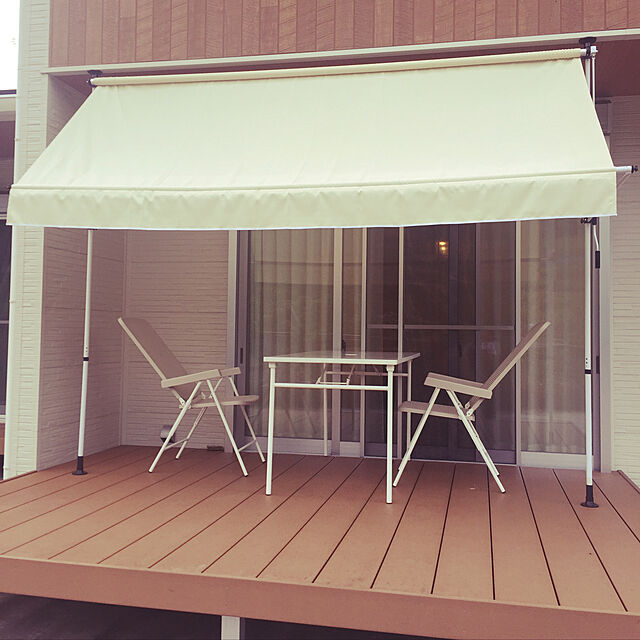 kurumiのイケア-TORPARÖ トルパロー リクライニングチェア 屋外用の家具・インテリア写真