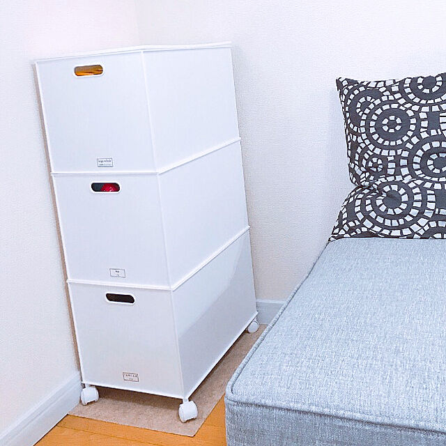saahannのニトリ-収納ケース Nインボックス(W)用 フタ レギュラー ホワイト の家具・インテリア写真