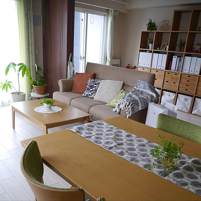 mimiのニトリ-こたつ敷ふとん 長方形(キリムプリントH チョウ) の家具・インテリア写真