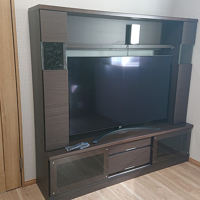 NAOKIのニトリ-テレビボード(カネロ 170セット DBR) の家具・インテリア写真