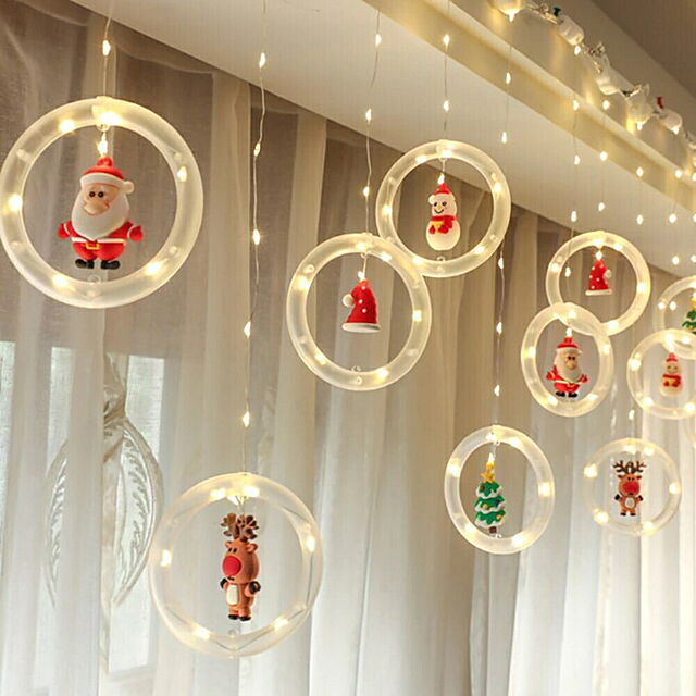 aiojapanの-照明 クリスマス リングライト 装飾 クリスマス装飾 LED イルミネーション オーナメント USB 超豪華 クリスマスオーナメントの家具・インテリア写真