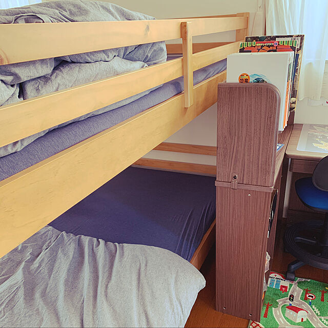 Ryaのニトリ-2段ベッド(ドール LBR スノコCZ) の家具・インテリア写真