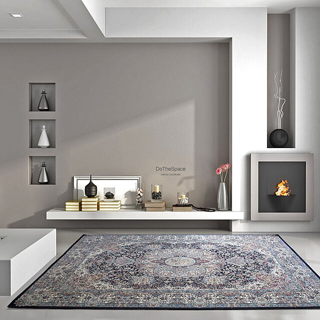 dothespaceの-プレミアムクオリティ144万ノット 華やかなペルシャデザイン "ウイルトン織りラグ"《トレント　160×230cm》　ホットカーペットカバー 床暖房対応の家具・インテリア写真