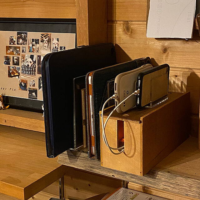 hina1296の無印良品-無印良品 アクリル仕切りスタンド 3仕切り 約13.3×21×16cm 良品計画の家具・インテリア写真