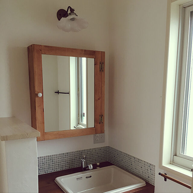 nagomiの-【日本製】Olds シエラ タオルハンガー W440 ブラック[木×アイアン]木製 タオル掛け 洗面所の家具・インテリア写真
