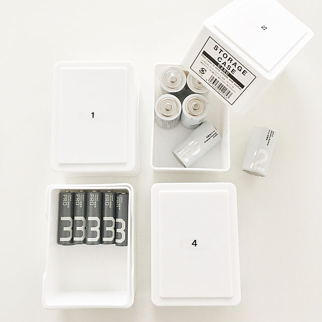 mujitanの-アスクル ハイパワーアルカリ乾電池PRO 単4形（LR03） 1箱（40本：4本入×10パック） 【富士通グループFDK社と共同企画！】抗菌ラベル使用の家具・インテリア写真