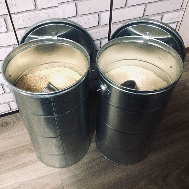 osakanaの-トタン材の米びつ<5kg用/10kg用>の家具・インテリア写真
