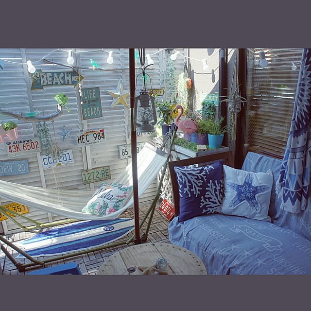 ____kensのニトリ-クッションカバー(SEA スターフィッシュ17) の家具・インテリア写真