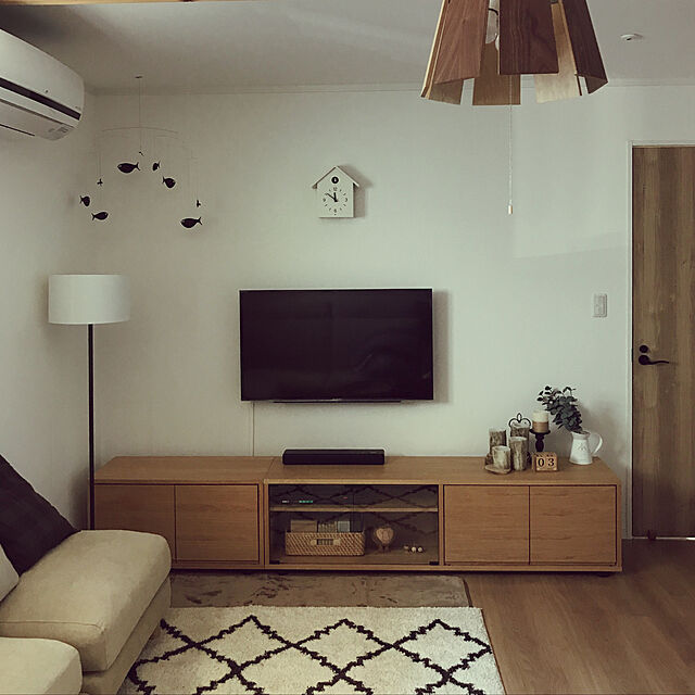 Oboro-tofuの無印良品-アームライト用フロアスタンドの家具・インテリア写真