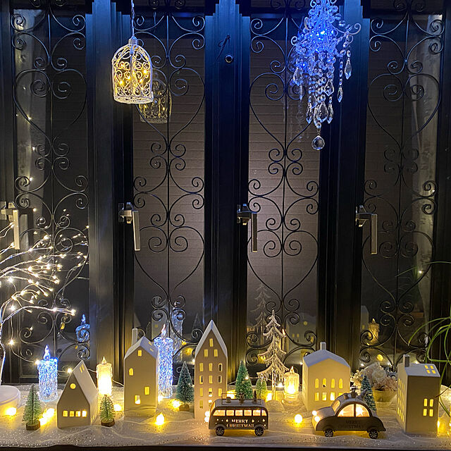 yumirilのランクチュアリー-LEDイルミネーションライト 電池式 3ｍ ストリングライト ボール型 20球 クリスマス ツリー イベント 屋外 屋内 インスタ映え かわいい ガーデニング 幻想的の家具・インテリア写真
