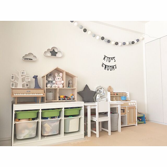 saki_homeのイケア-[IKEA/イケア/通販]TROFAST トロファスト 収納ボックス, ホワイト【北欧デザインの見せるおもちゃ箱。子供部屋に最適なおしゃれ収納ラック】[C](d)(40141673)の家具・インテリア写真