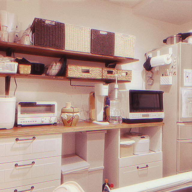 aixseiのニトリ-バスケット単品(ライラB DBR) の家具・インテリア写真