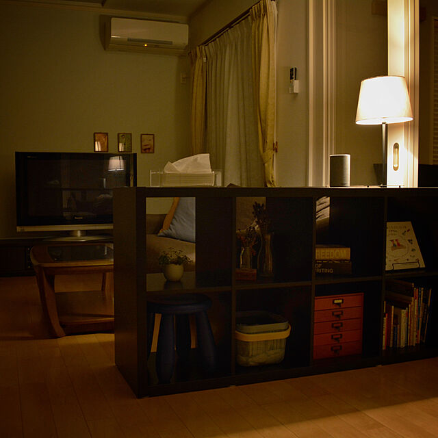 SuのAmazon-Echo 第2世代 - スマートスピーカー with Alexa、ヘザーグレーの家具・インテリア写真