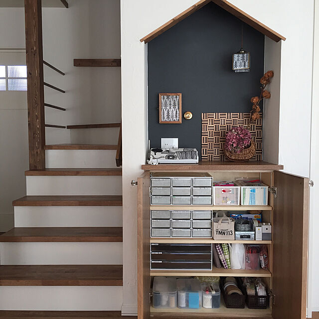 momoranのニトリ-ワイド収納ケース３段(オールホワイト) の家具・インテリア写真