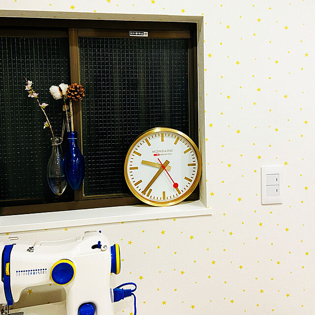 NOIRの-モンディーン MONDAINE ウォールクロック ゴールド 壁掛け時計 【A990.CLOCK.18SBG】 正規品 送料無料の家具・インテリア写真