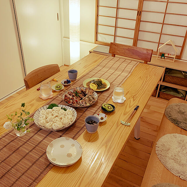 cochinaのニトリ-竹ランナー(タケ Q) の家具・インテリア写真