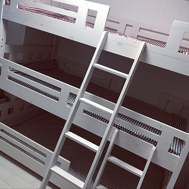 nagisaの-3段ベッド 木製 子供用 大人用 スノコ おしゃれの家具・インテリア写真
