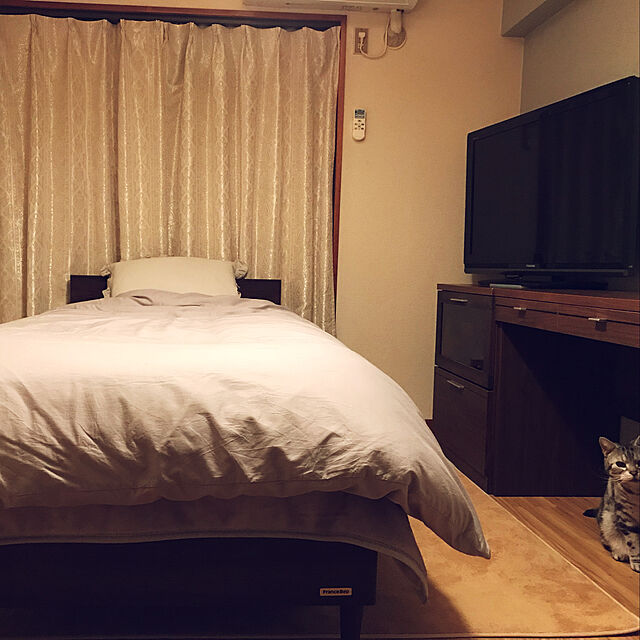 Loveupinto74ersの-フランスベッド France Bed ベッドフレーム シングル (ピスコ21F) ヘッドボード有り Sサイズ キャスター付き日本製(ベッドフレームのみ)の家具・インテリア写真