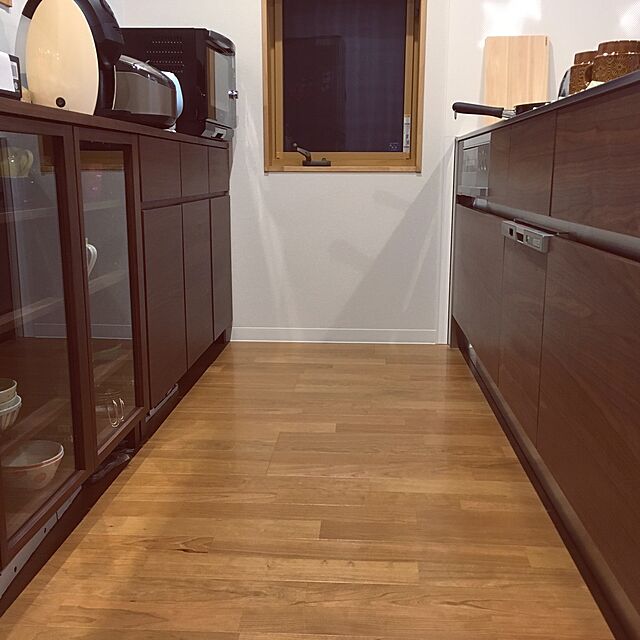 Hiroshiの-システムキッチンオーク材／ウォールナット材の家具・インテリア写真