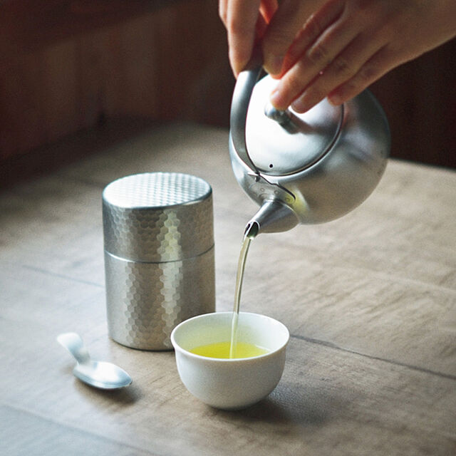 KOGU_elulushopの-茶考具 茶筒日本製 ステンレス お茶 茶葉 お茶入れ密閉 下村企販 KOGU 職人技 緑茶 Tea 保存缶キャニスター 茶缶 保存の家具・インテリア写真
