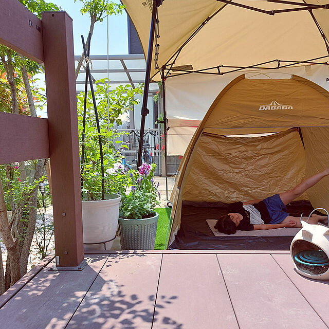 325unのDABADA（ダバダ）-DABADA テント ワンタッチ サンシェード UVカット ポップアップ ビーチテント フルクローズ ゆったりサイズ  3.4人用 アウトドア 紫外線対策の家具・インテリア写真
