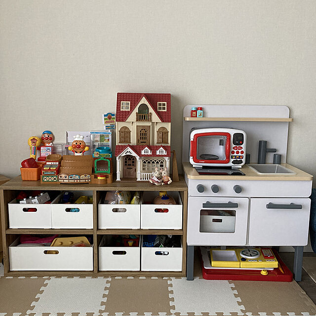 tabekoの-おままごと おままごとキッチン 木製 おもちゃキッチン 誕生日 クリスマス おままごとセット 子供 おもちゃ 知育玩具 収納 クッキングトイ minico 2歳 3歳 バースデー ミニキッチンの家具・インテリア写真
