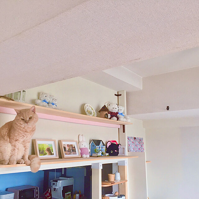 naokoのタカラトミーアーツ-タカラトミーアーツ ブルーナ もふらっと ぬいぐるみ ミッフィー ピンク 高さ約20cmの家具・インテリア写真
