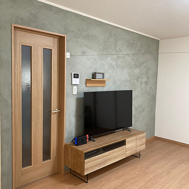hitoの-日本プラスター 漆喰うま～くヌレール 18kg スモーキーグリーン うまくヌレールの家具・インテリア写真