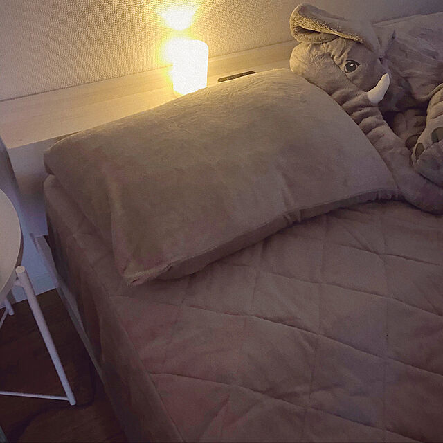 piyoの-ベッド マットレス付き セミダブル マットレス セット すのこベッド おしゃれ 収納 棚付きベッド 棚 高さ調節 コンセント付き ポケットコイルマットレスの家具・インテリア写真